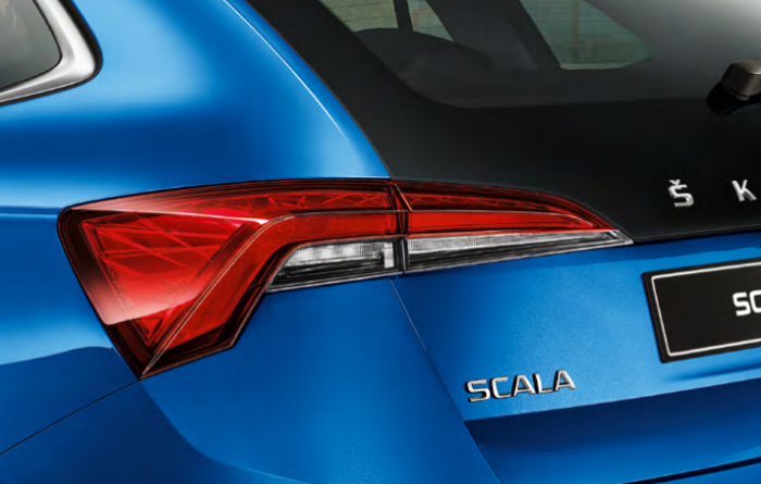 ŠKODA SCALA - parkovacia poloha