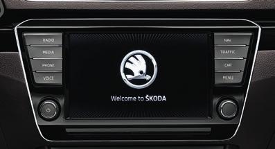 Škoda Superb - rádio Bolero