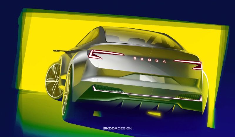 ŠKODA VISION iV - pohľad zo zadu